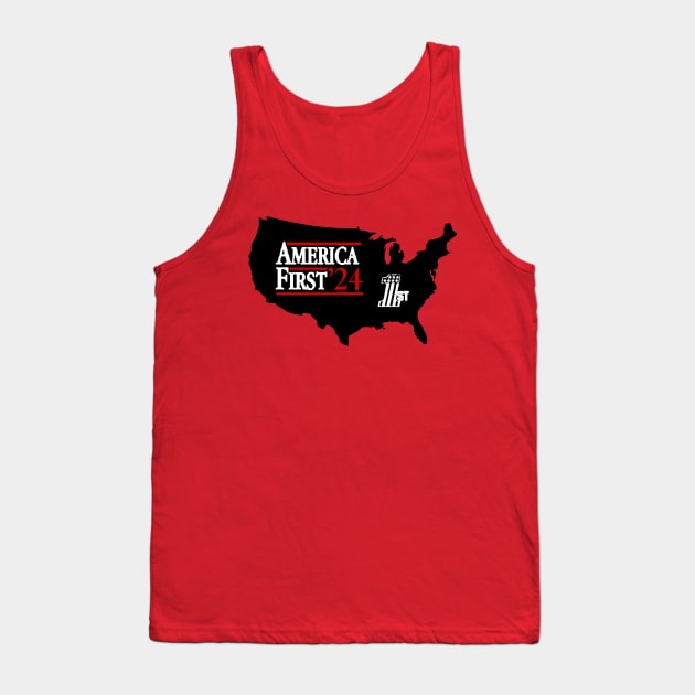 America First 2024 Tank Top by Pastime Pros